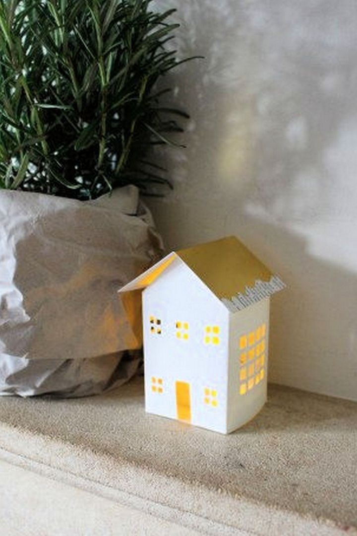 How to Make a Paper House Lantern