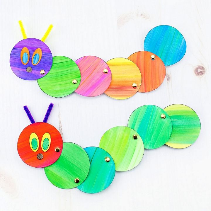 How to Make an Easy and Fun Wiggling Caterpillar Craft