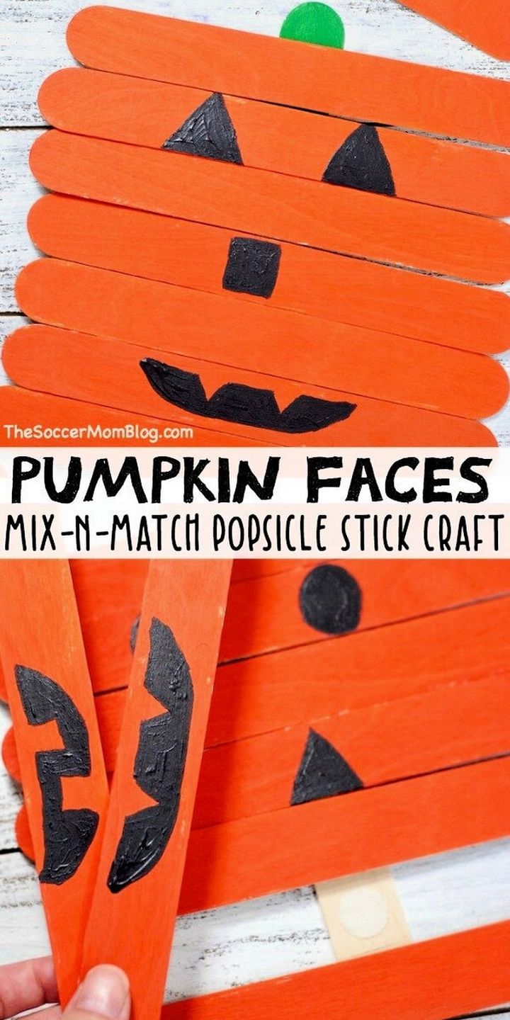 Mix and Match Pumpkin Faces Craft