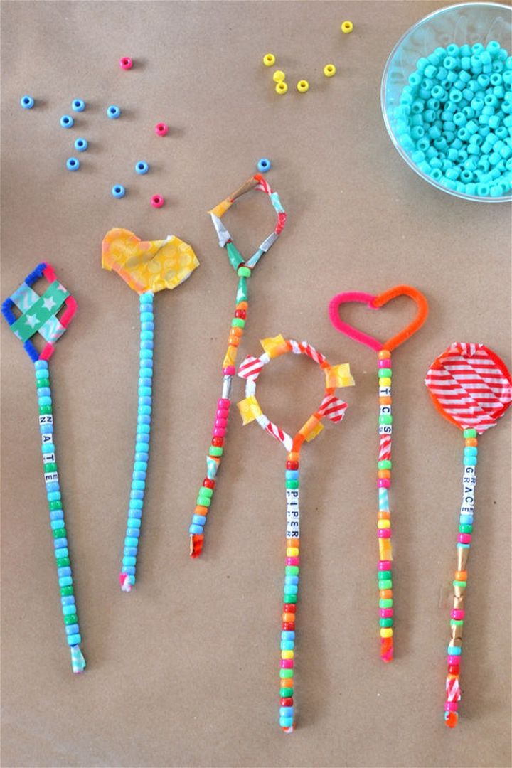 Pipe Cleaner Wands At The Craft Fair