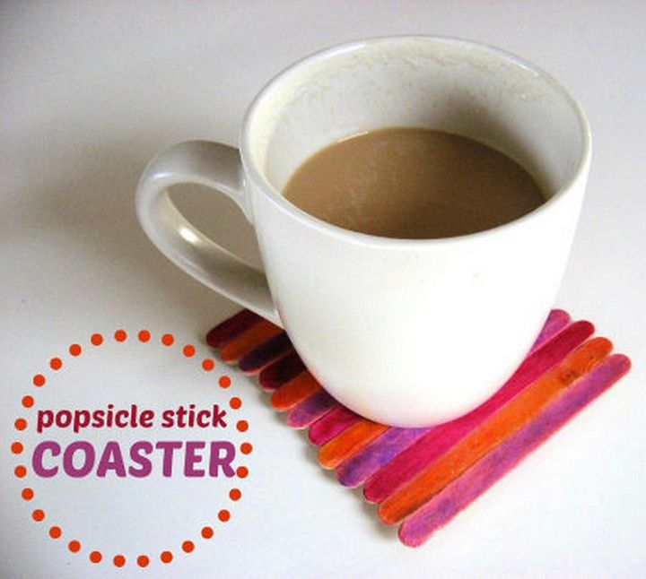 Popsicle Stick Crafts Coasters