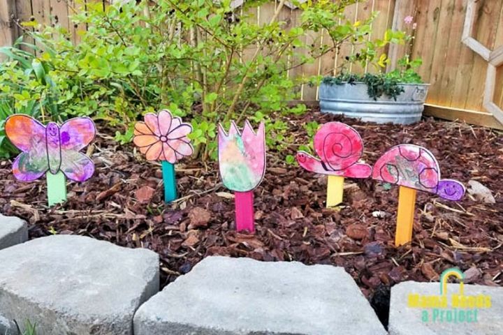 Scrap Wood Garden Signs Easy DIY with Kids