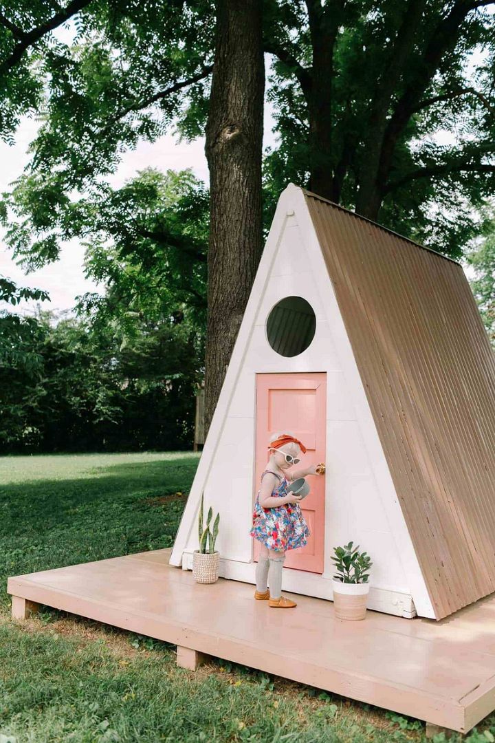 A Frame Playhouse DIY