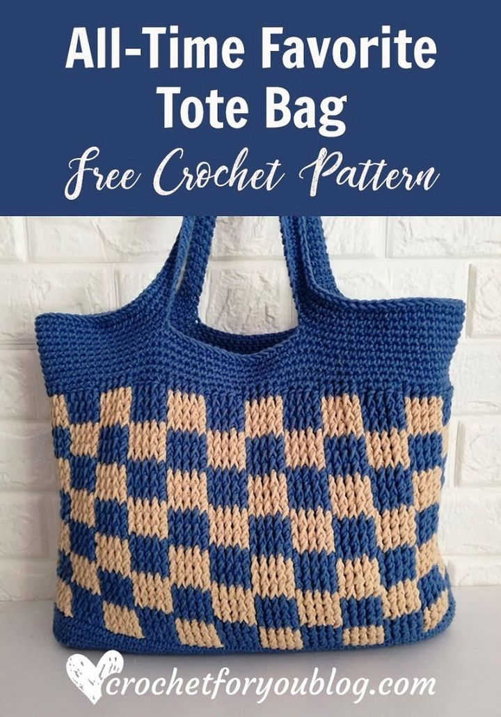 All Time Favorite Tote Bag Free Crochet Pattern