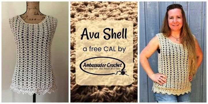 Ava Shell Free Crochet Pattern