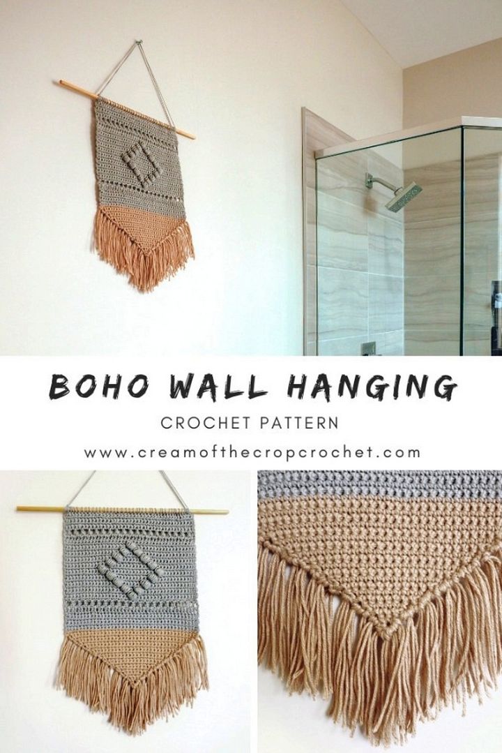Boho Wall Hanging Crochet Pattern