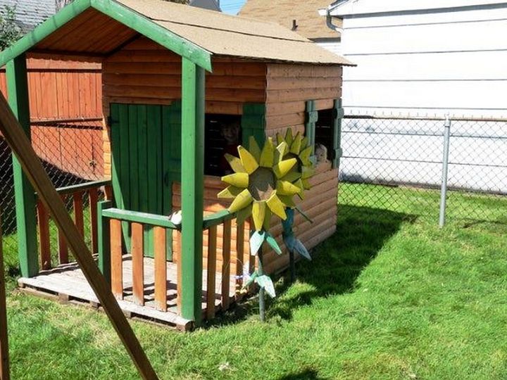 Build a Log Cabin Playhouse for Under 300