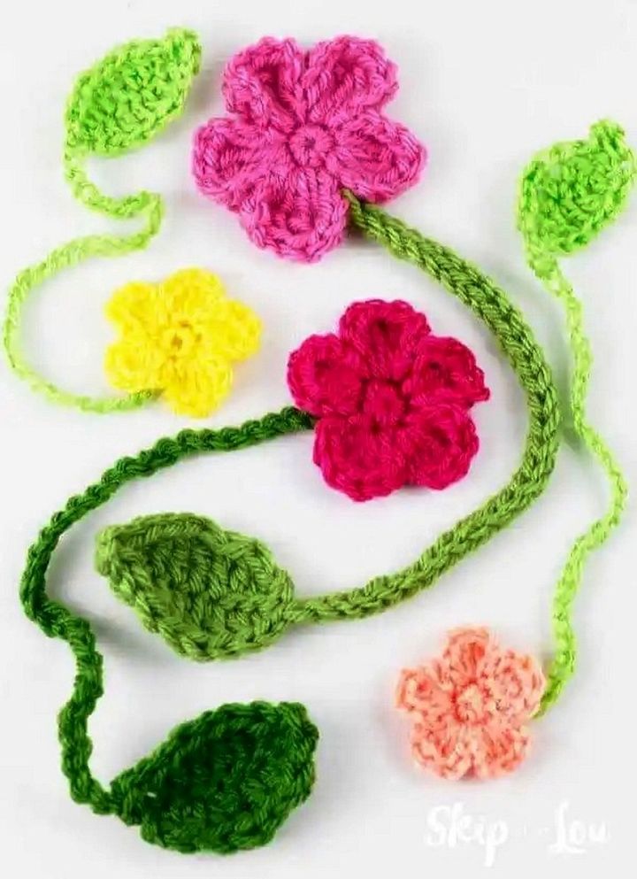 Crochet Flower Bookmark Pattern