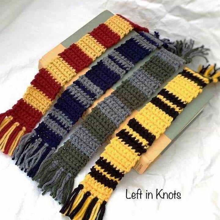 Crochet Harry Potter Inspired Bookmarks Free Pattern
