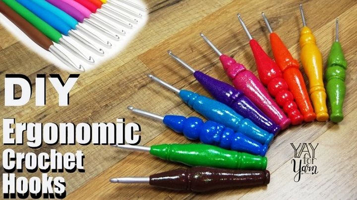Crochet Hooks from Polymer Clay