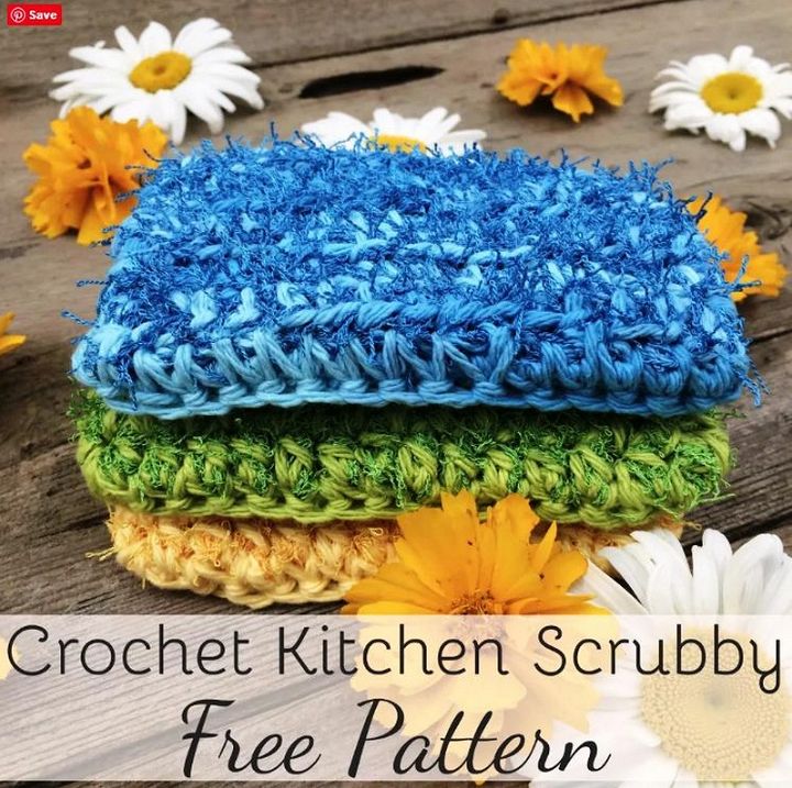 Crochet Kitchen Scrubby Pattern