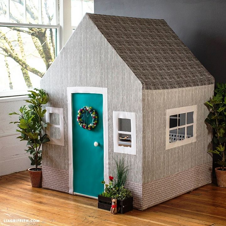 DIY Fabric Playhouse