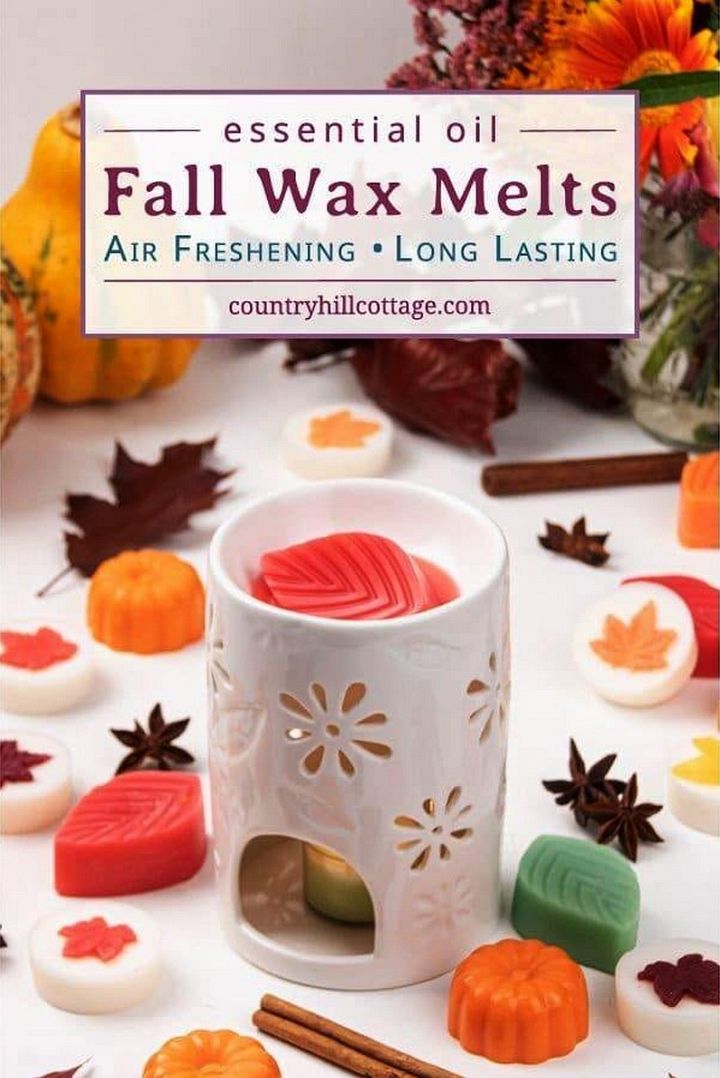 DIY Fall Wax Melts with Soy Wax and Essential Oils