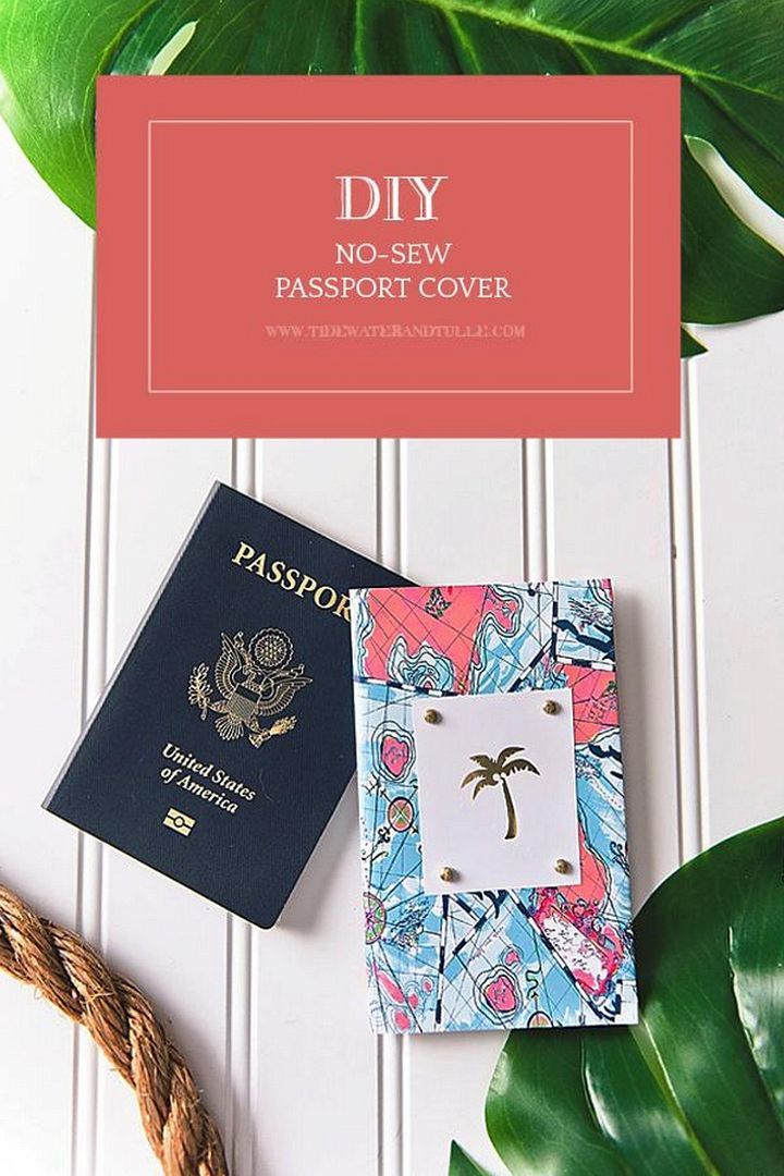 DIY Honeymoon Passport Cover