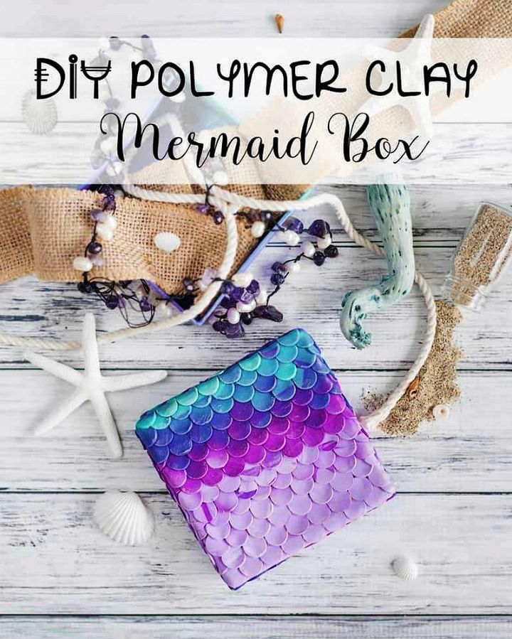 DIY Polymer Clay Mermaid Box – Magical Mermaid Box Tutorial