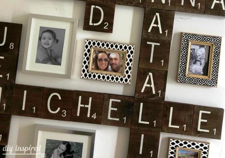 DIY Scrabble Tile Wall Art