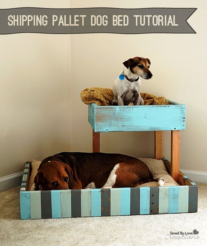 DIY Shipping Pallet Dog Bed