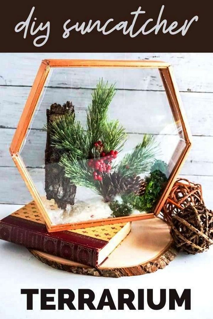 DIY Suncatcher Terrarium Adult Crafts for Seasonal Home Decor