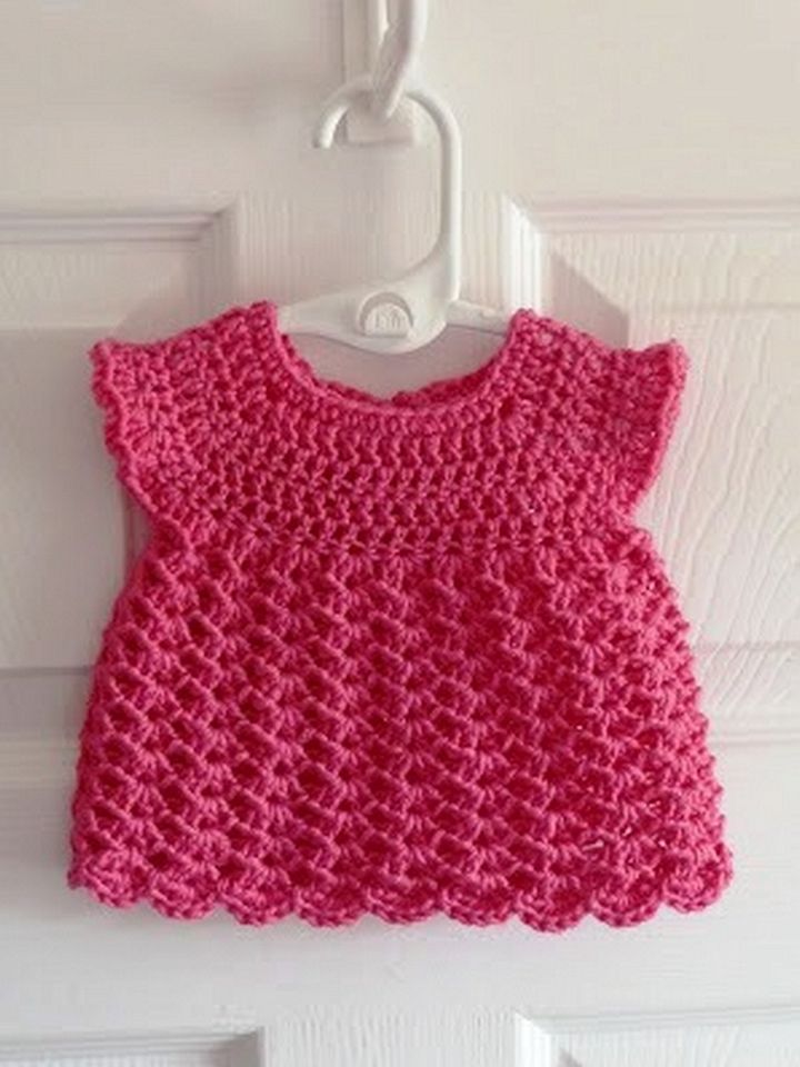 Dinky Crochet Baby Dress