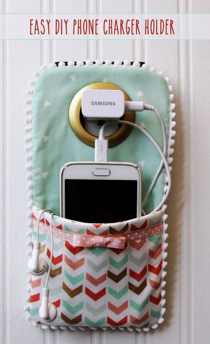 Easy DIY Phone Charger Holder