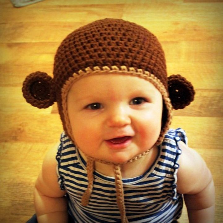 Free Crochet Pattern – Monkey Hat
