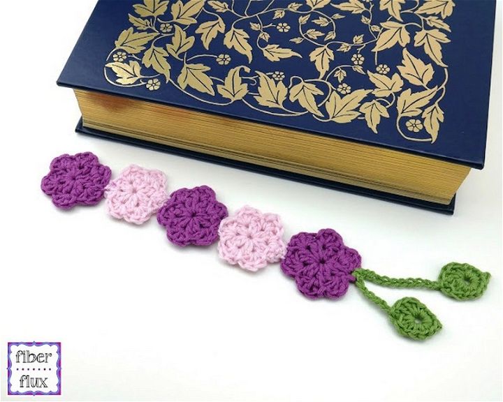 Free Crochet Pattern Botanical Bookmark