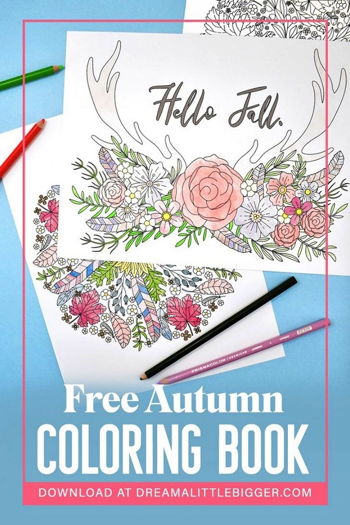 Free Fall Coloring Pages