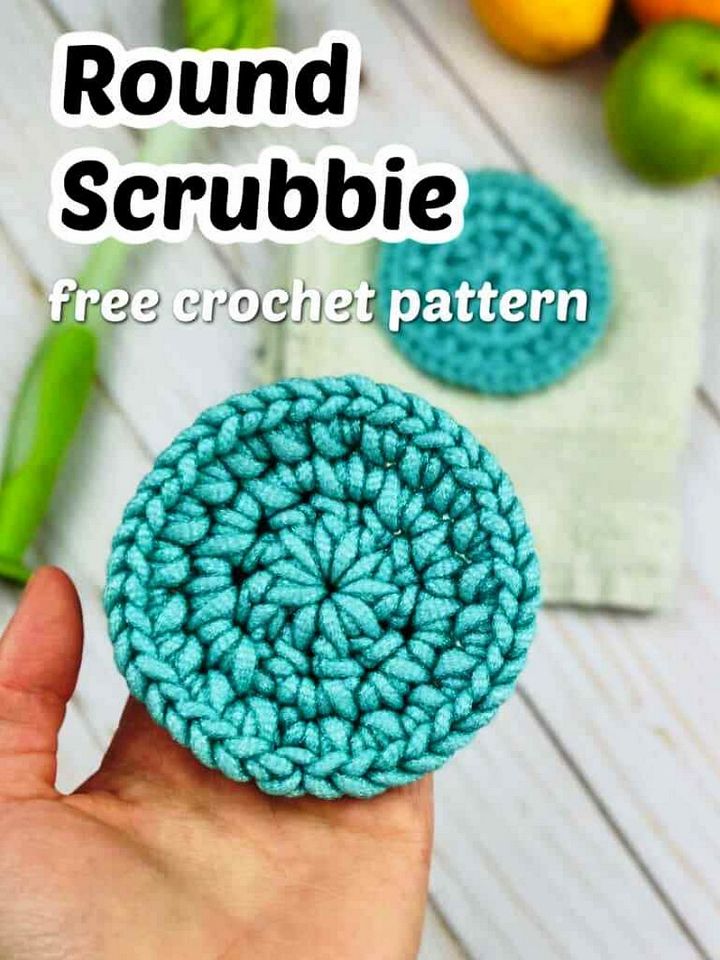 Free Round Scrubby Crochet Pattern