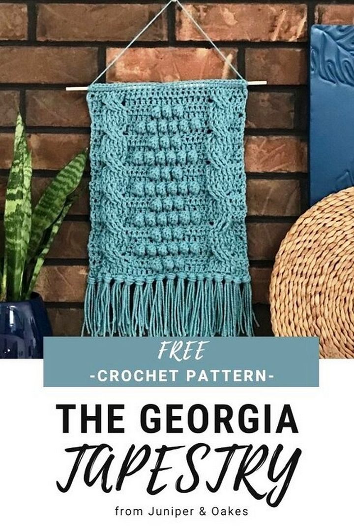 Georgia Tapestry Wall Hanging FREE Crochet Pattern
