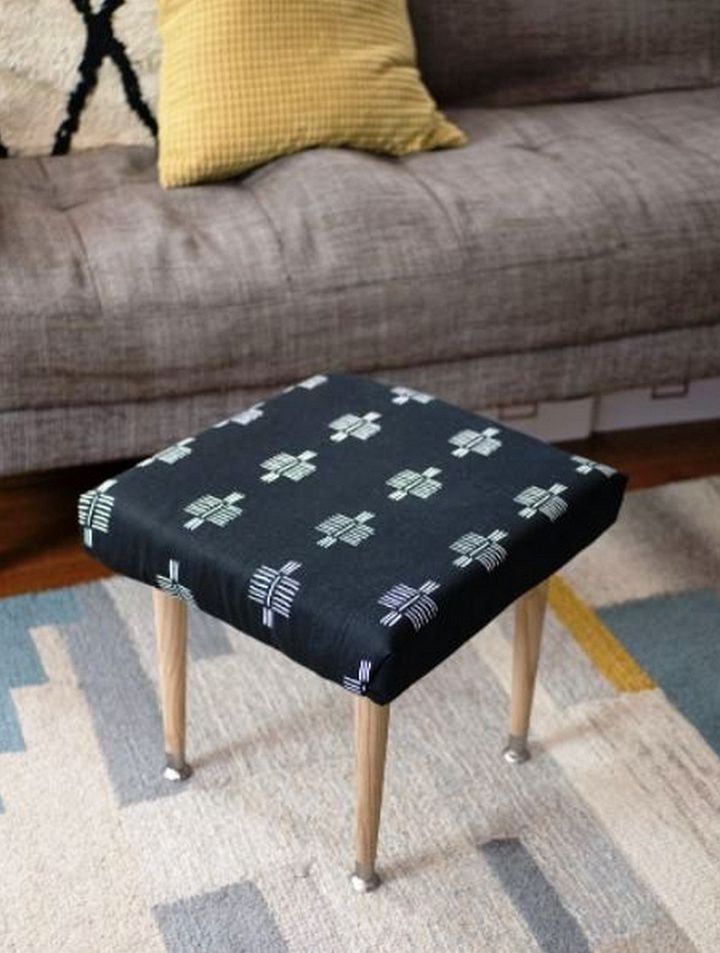 How To Make An Upholstered Footstool