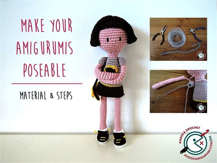 How To Make Your Amigurumis And Crocheted Dolls Poseable