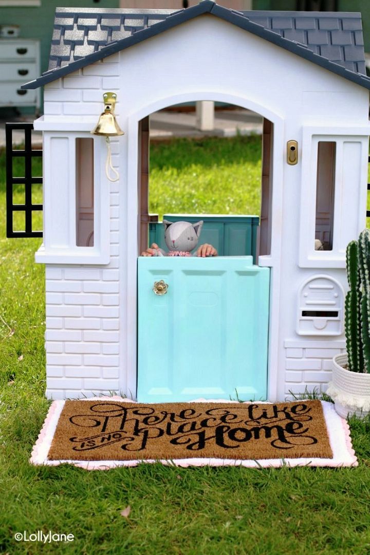 How To Paint a Plastic Playhouse Like a Pro