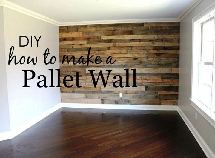 How to Build a Pallet Wall