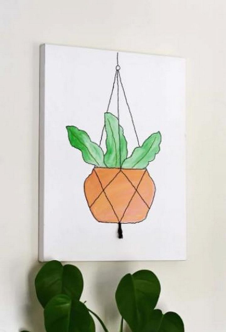 How to Make Embroidery On Canvas Wall Art