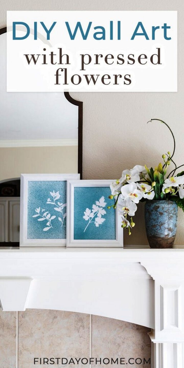 How to Make Pressed Flower Wall Art