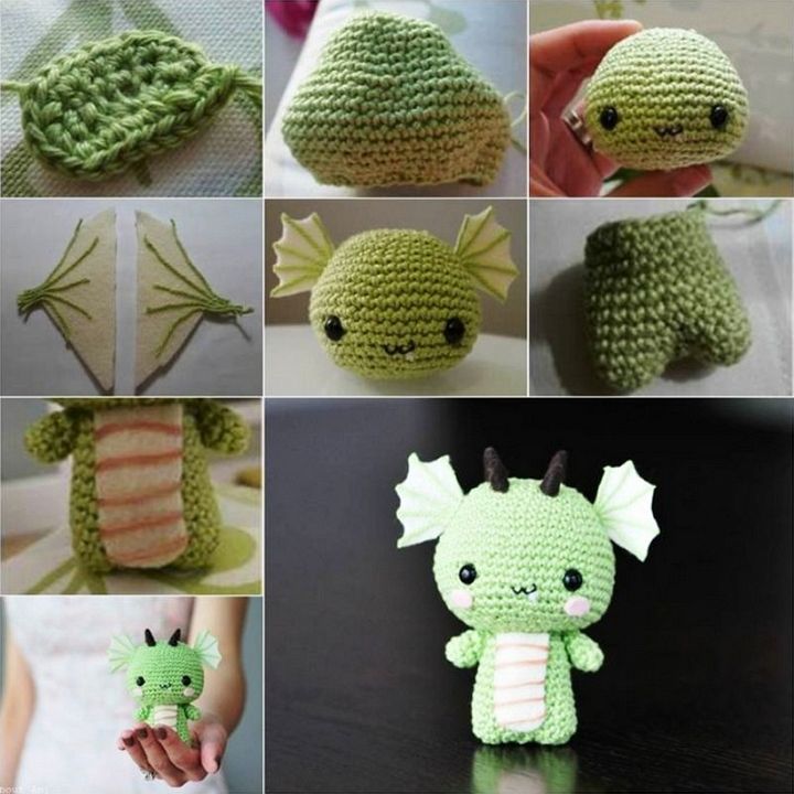 How to Make a Cute DIY Amigurumi Crochet Dragon