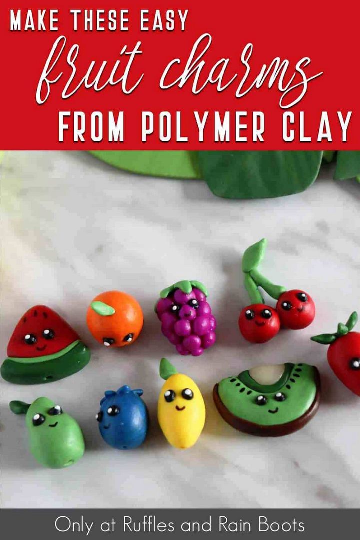 Make These Polymer Clay Fruit for a Cute Clay Craft