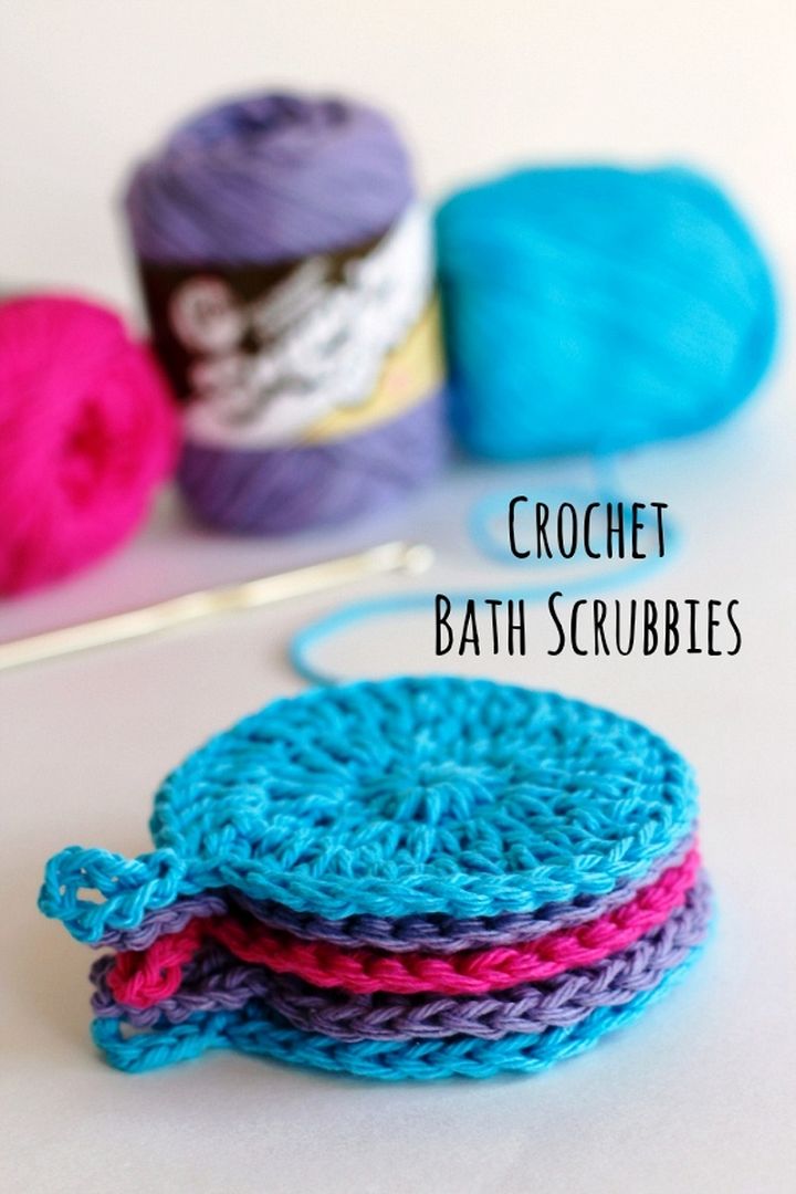 Make a Crochet Bath Scrubbie