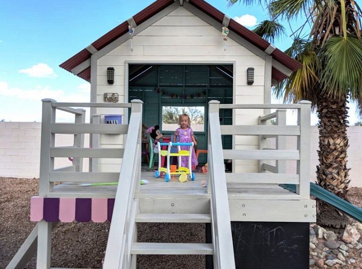 Operation Clubhouse DIY Playhouse with Slide