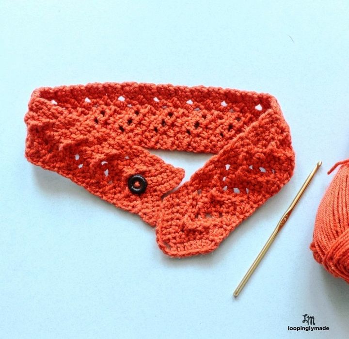 Rustic Fall Crochet Headband Free Pattern