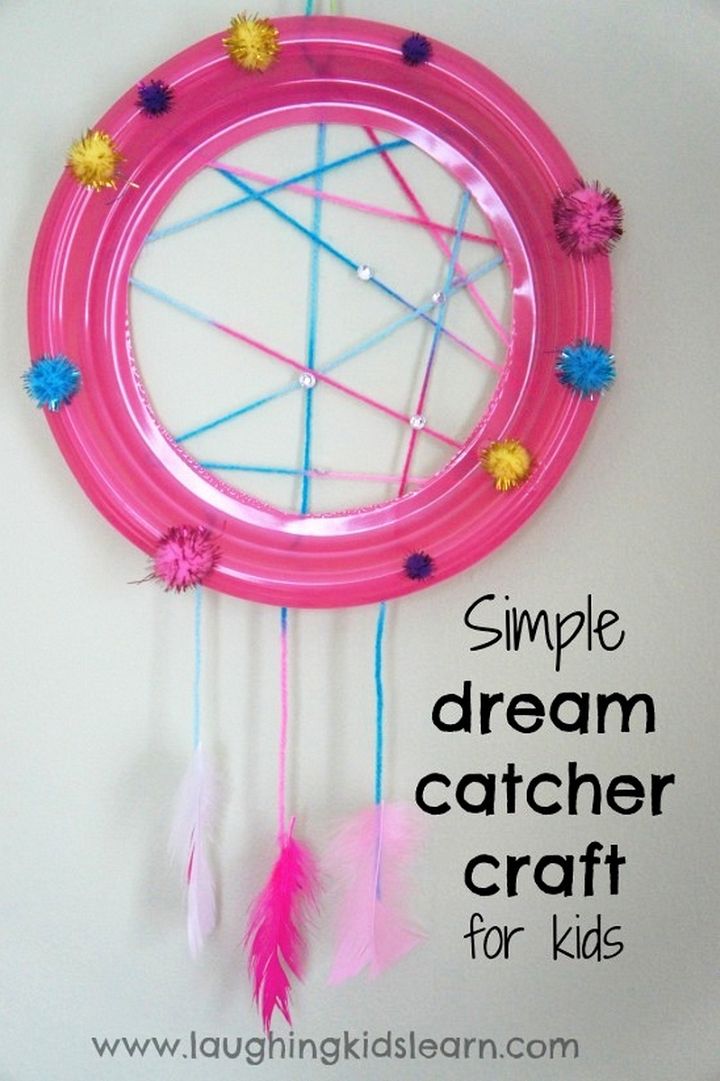 Simple Dream Catcher Craft For Kids
