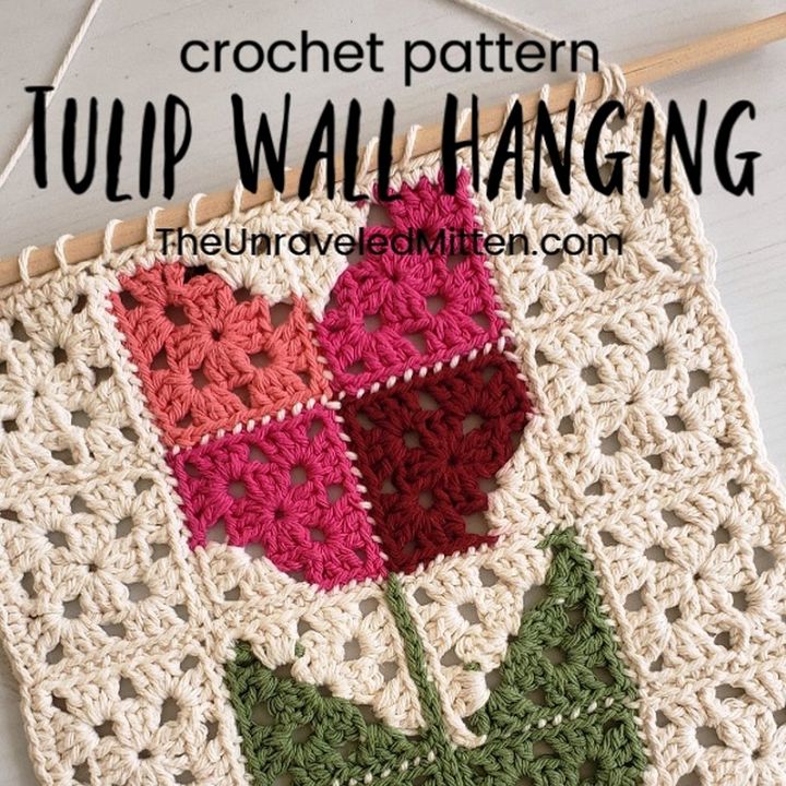 Spring Crochet Wall Hanging Pattern
