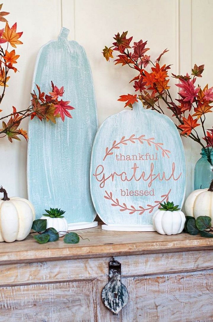 Thanksgiving and Halloween Reversible Sign