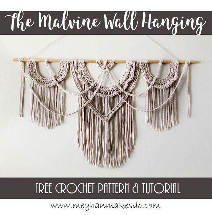 The Malvine Wall Hanging Free Crochet Pattern