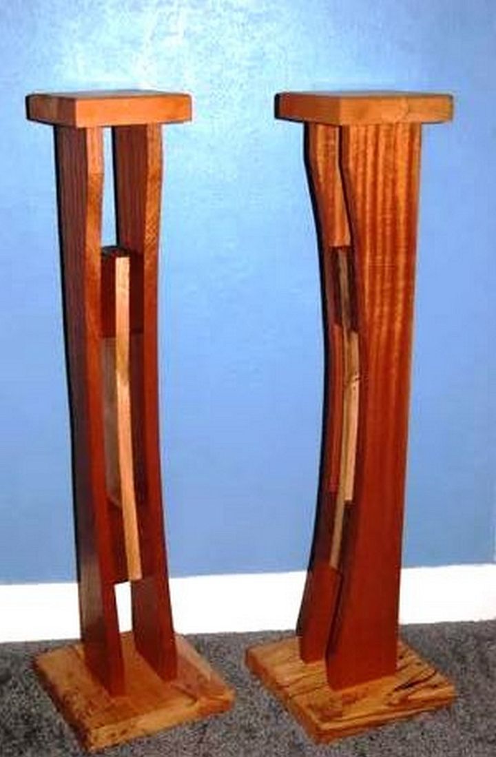 Wooden Speaker Stands