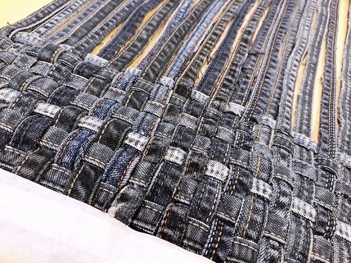 A Rug From Old Jeans