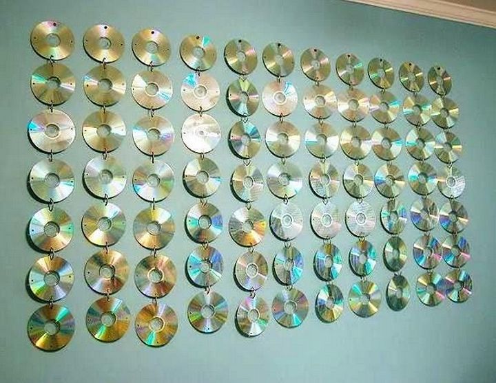 CD Wall Hanging for Teen Room
