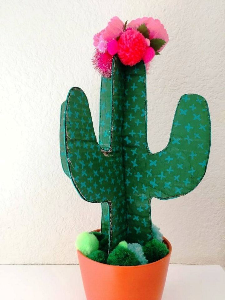 Calling All Plant Ladies – Craft a DIY Cactus From Cardboard