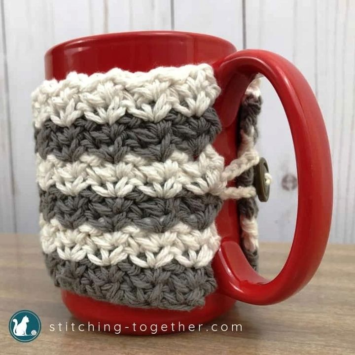 Country Crochet Coffee Cup Cozy