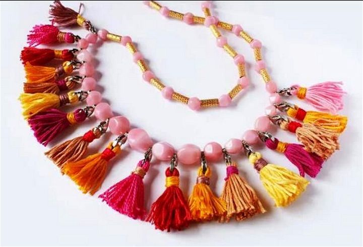 DIY Beautyfull Tassel Necklace Tutorial